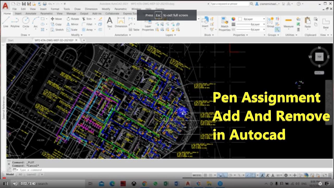 Pen Assignment Add And Remove in Autocad