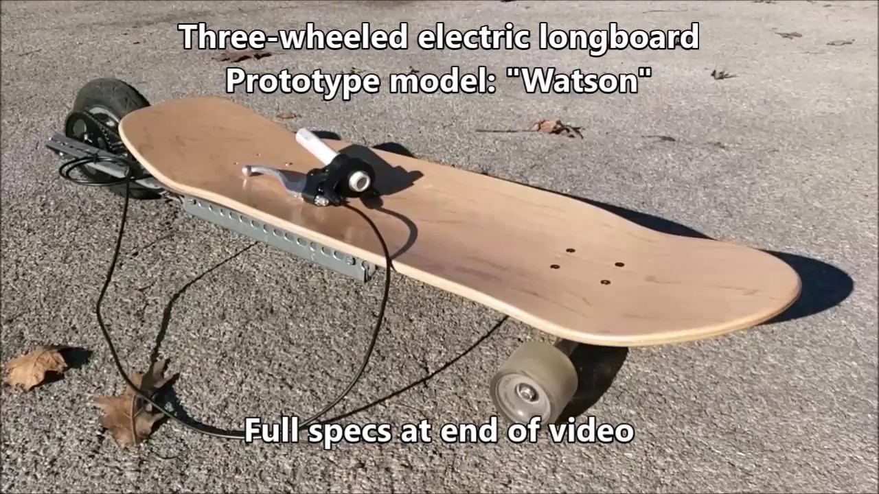 Electric longboard demonstration   Watson
