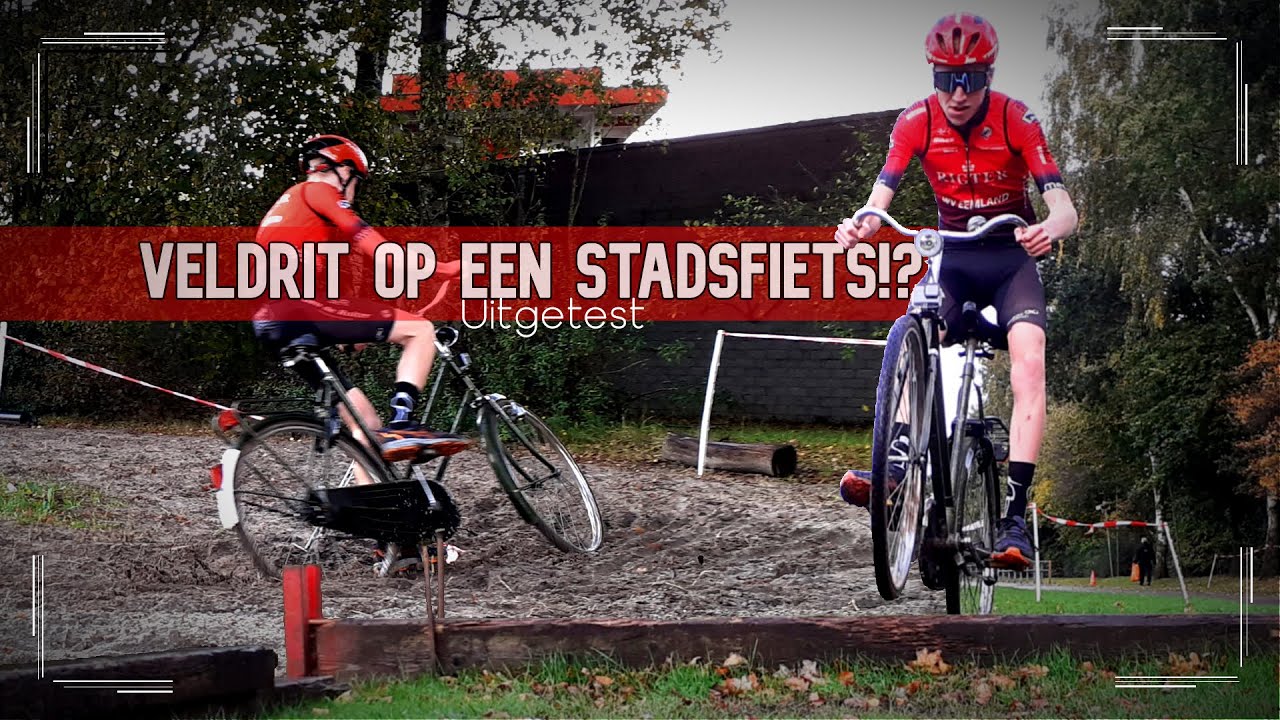 We probeerden te Veldrijden op een OMAFIETS! Is het mogelijk!?