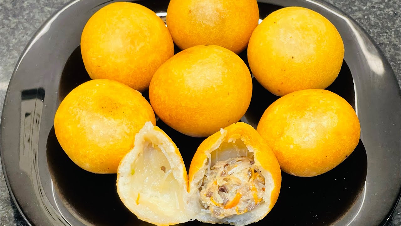 Cách làm bánh cam mặn vỏ ngoài giòn xốp bên trong dẻo mềm chiên không bị nổ không xì nhân
