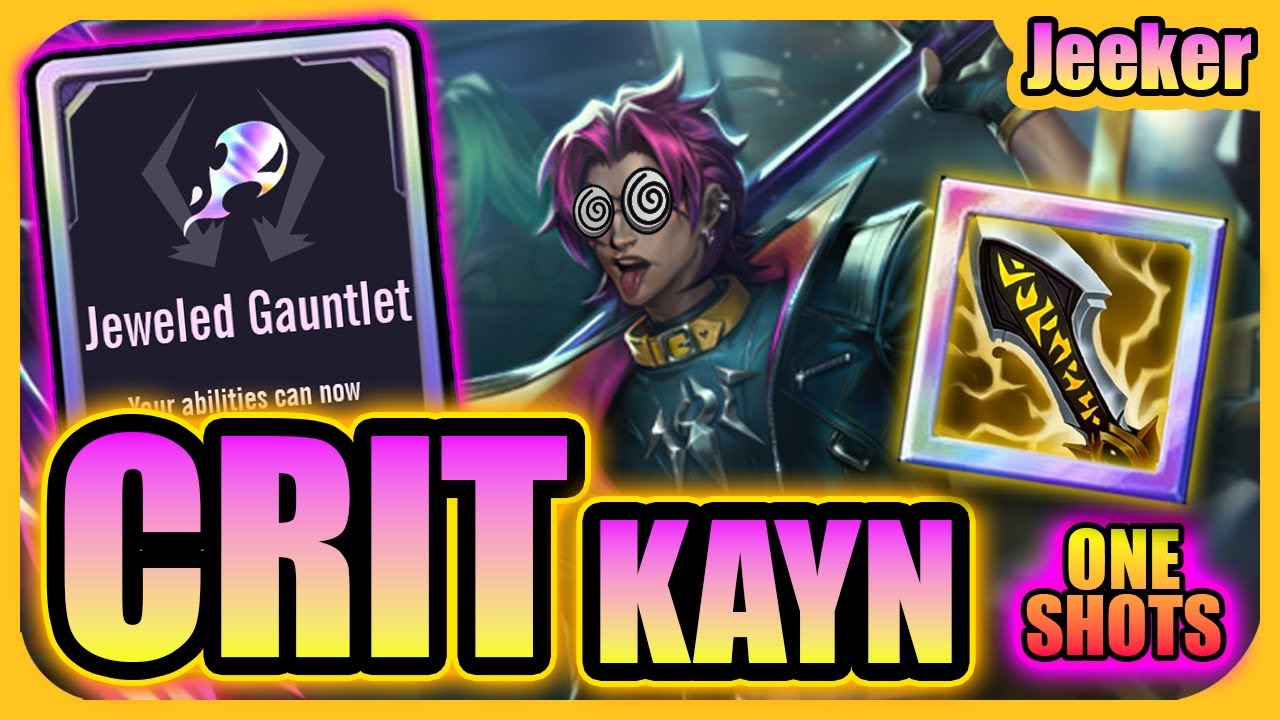 CRIT BLUE KAYN WENT INSANE with Jeweled Gauntlet - League of Legends Arena