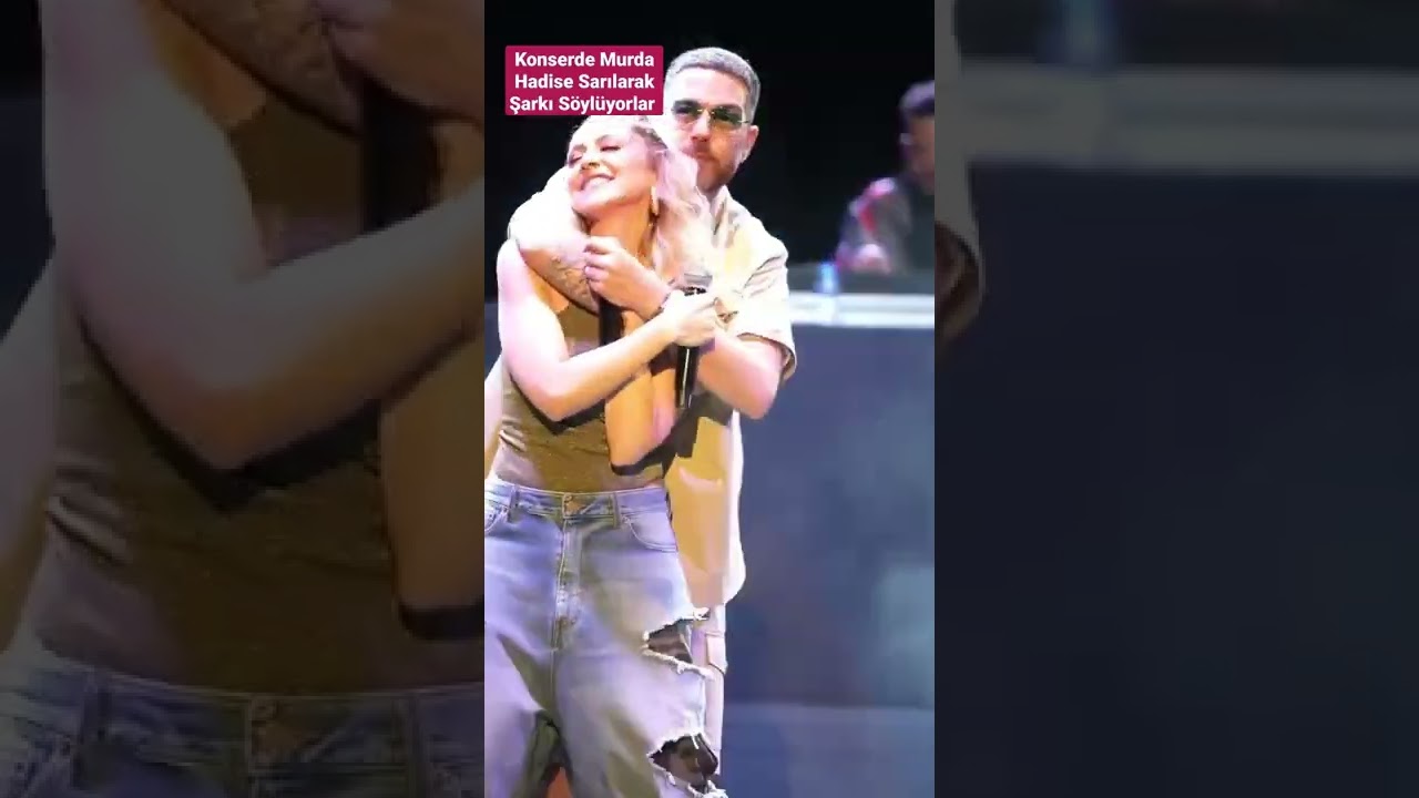 Konserde Murda Hadise Sarılarak Şarkı S&ouml;yl&uuml;yor #shorts #konser #konserler #murda #hadise #hadiseishq