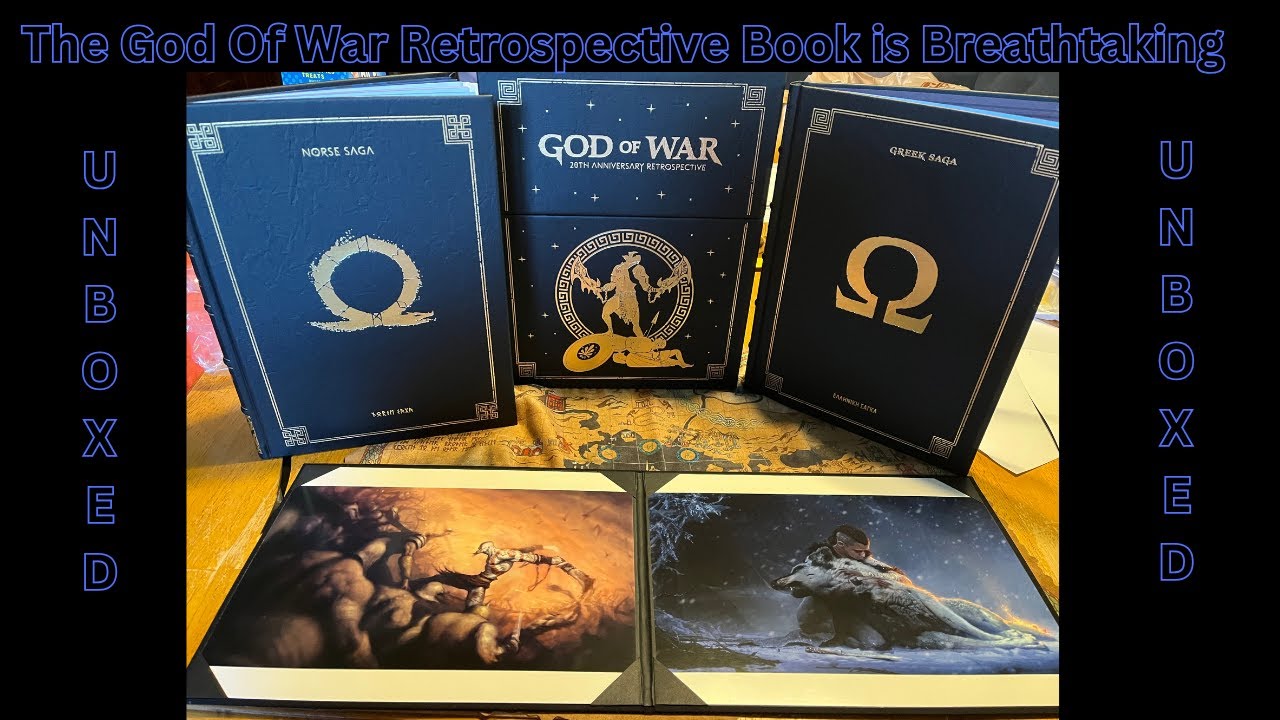 God Of War 20th Anniversary Retrospective Deluxe Edition Book Unboxing