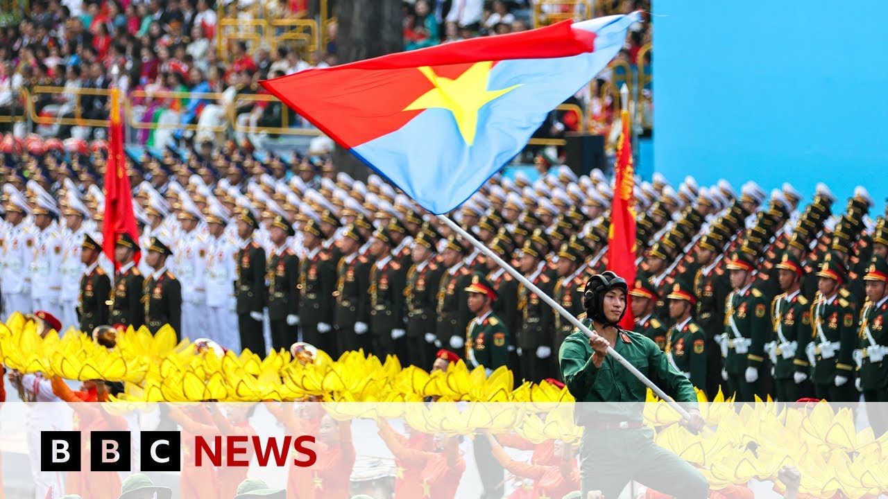 Vietnam marks 50 years since end of war with celebrations in Ho Chi Minh City | BBC News