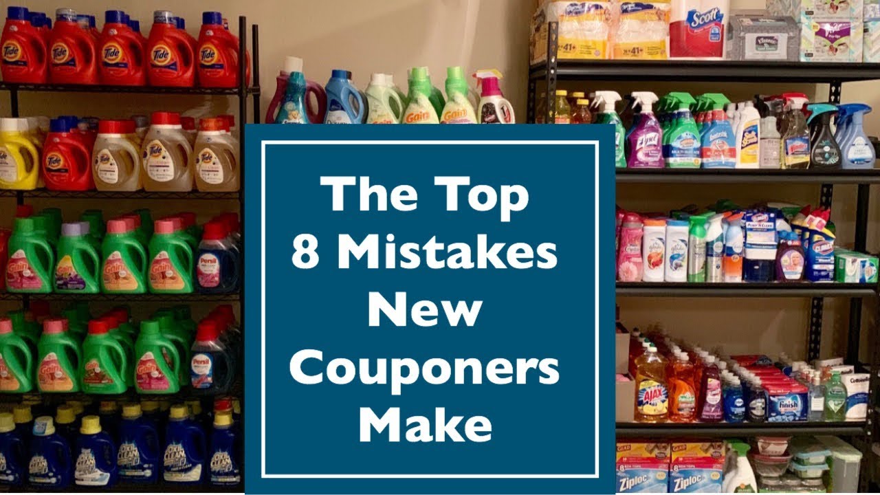 The Top 8 Mistakes New Couponers Make | Couponing 101