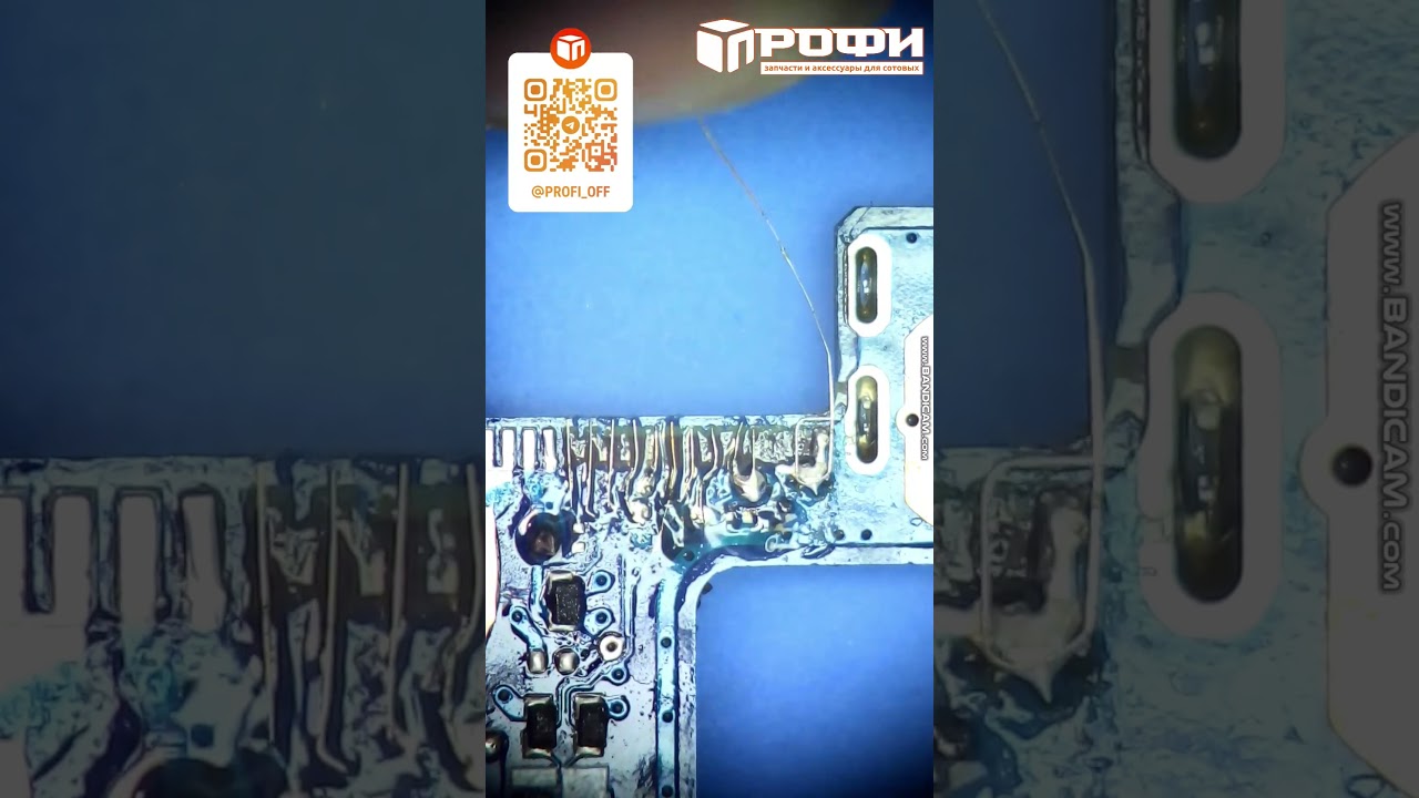 Восстановление контактной площадки для разъема Type C #shorts #профи #usbc #восстановление #honor