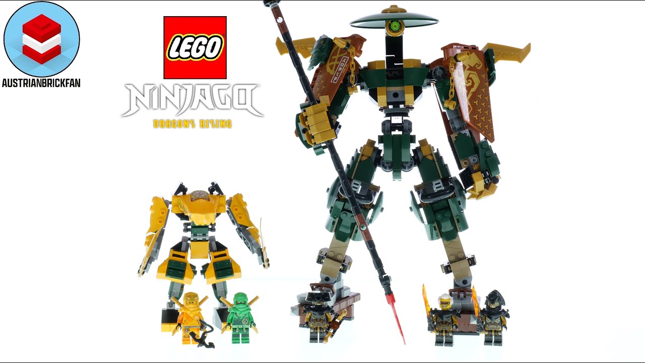 LEGO Ninjago 71794 Mechy drużyny ninja Lloyda i Arina &ndash; recenzja LEGO Speed ​​Build