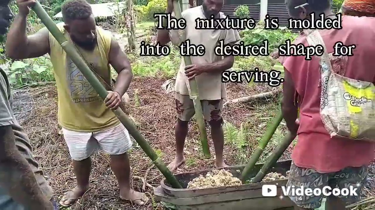 Kata (Taro and Ngali nut pudding) From To'obaita, Malaita. #solomonislands #primitivetechnology #fy 