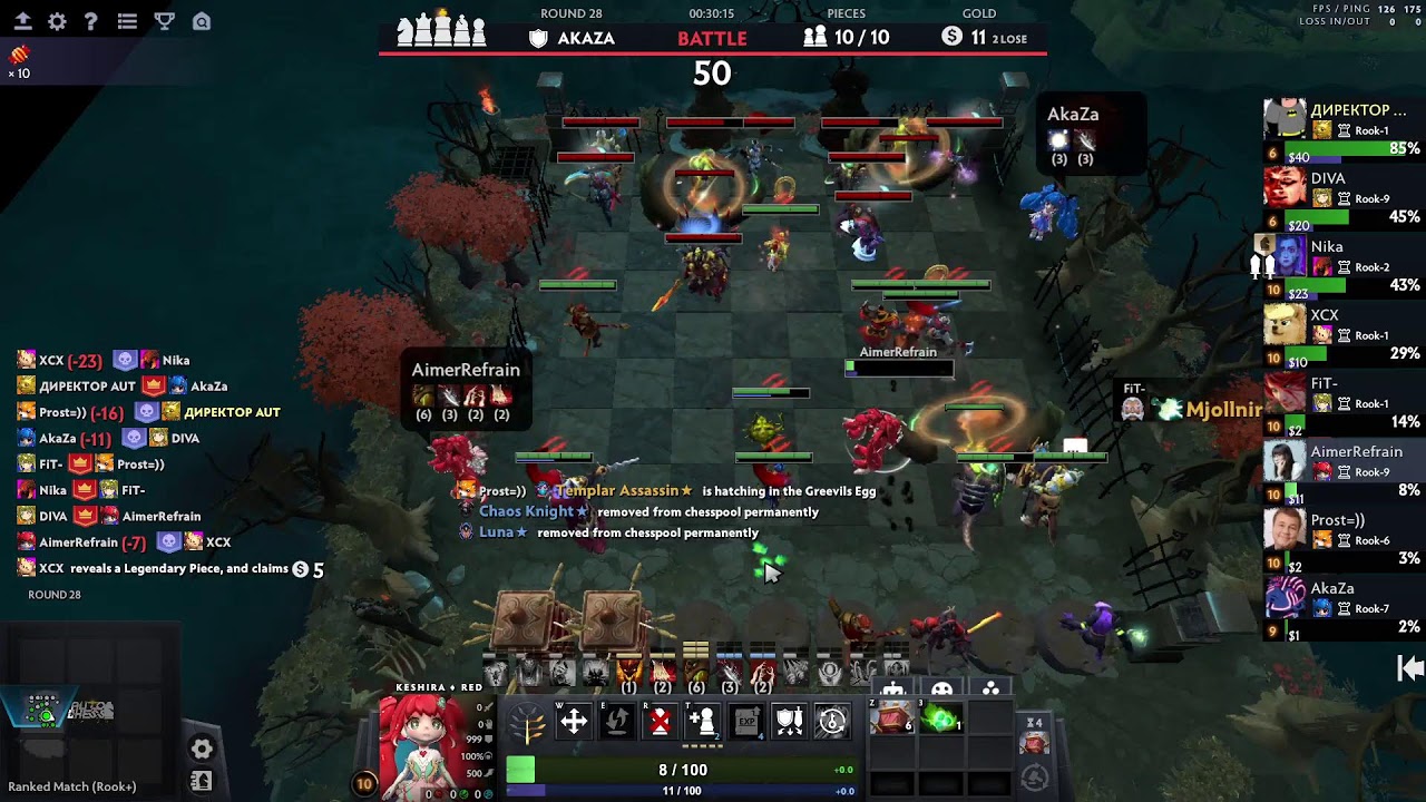 1% skill based (99% luck) | Dota Auto Chess DAC