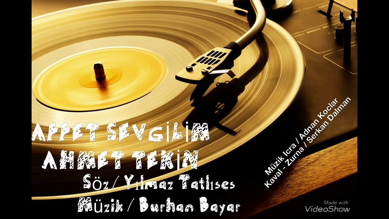 Affet sevgilim - Yaşamak Bu Değil | Ahmet Tekin | Yılmaz Tatlıses - Burhan Bayar Eseri