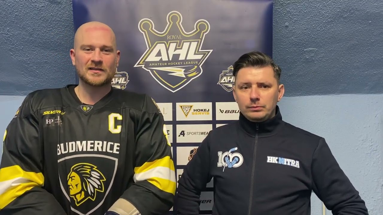 ROZHOVORY po zápase CORGONS NITRA vs HBC HURONS BUDMERICE 5:1