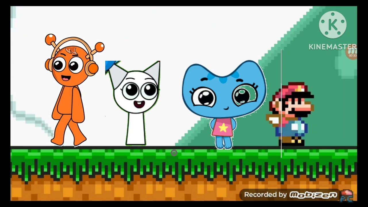 Super Mario Bros Part 1 Part 2 Part 3 Sprunki