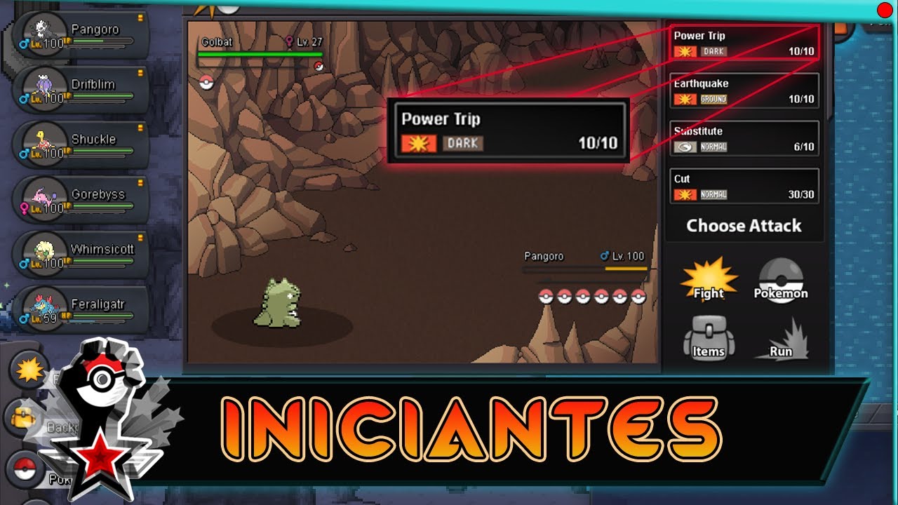 BOSS PARA INICIANTE - CONHEÇA O TIME IDEIAL PARA FARMAR GOLD NO POKEMON REVOLUTION - CANAL NYTRACTA