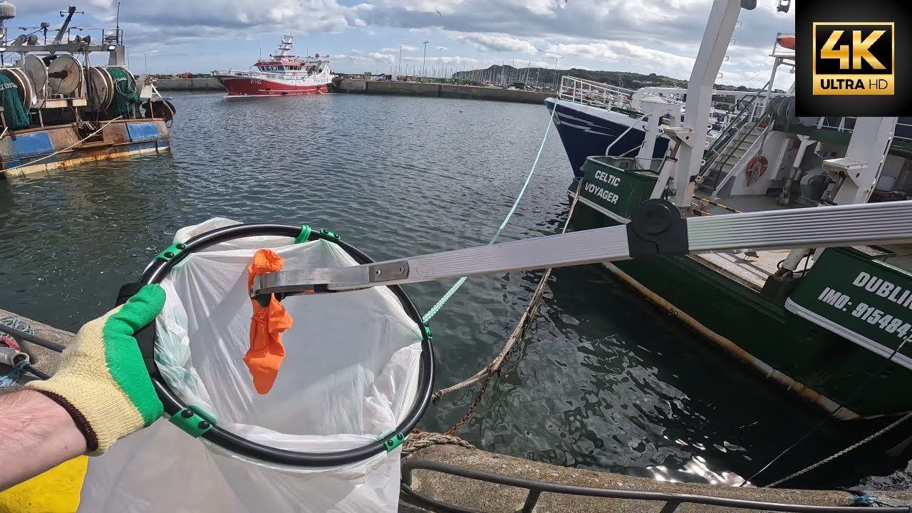 HOWTH PIER┃Litter Pick Walking Tour┃Dublin, Ireland┃4k 60FPS UHD