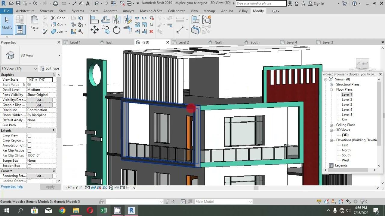 REVIT Beginners Tutorial | Revit BIM Project [COMPLETE]Class 4
