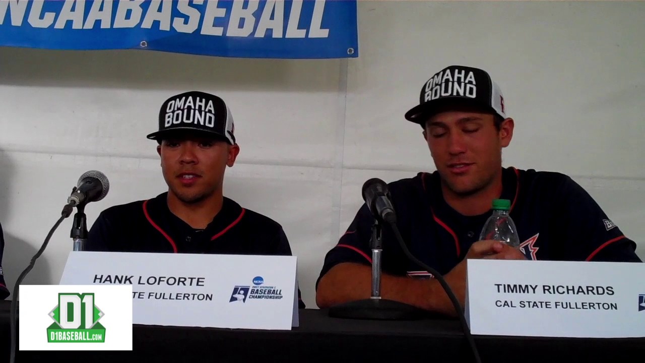 Cal State Fullerton on heading back to Omaha after beating rival Long Beach State, 2 1
