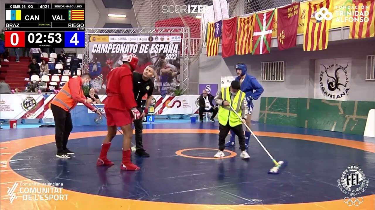 EDUARDO RIEGO (VAL) VS BRAZ SILVINO, EZEQUIEL (CAN) SEMIFINAL 98KG