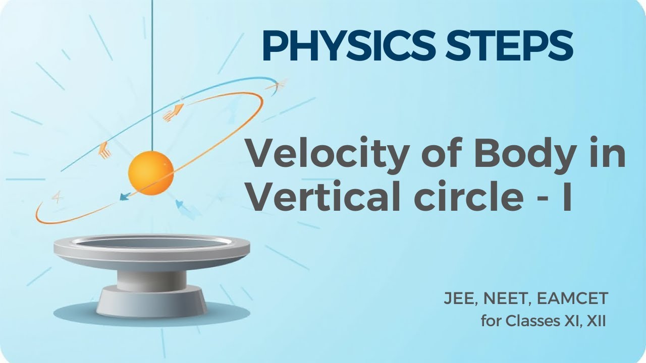 Velocity  of a body in a vertical circle  at a highest and lowest points 