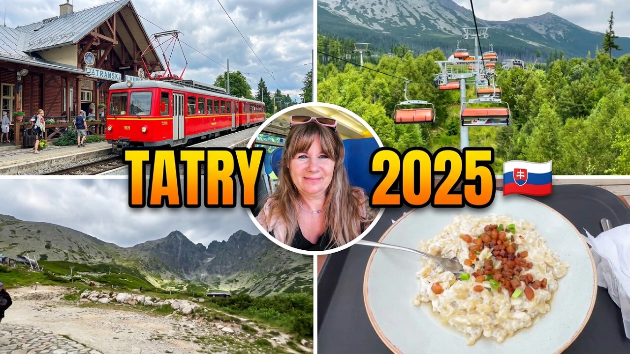 TATRY 2025: Vlak do Tatranskej Lomnice 🚆 + Lanovka 🚠 na Lomnické sedlo + Obed 🍴
