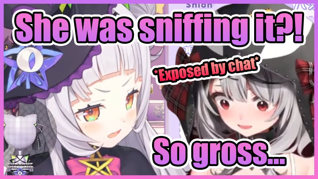 Shion Was Shocked When She Found Out Chloe Was Sniffing the Hair Tie She Gave Her...【Hololive】