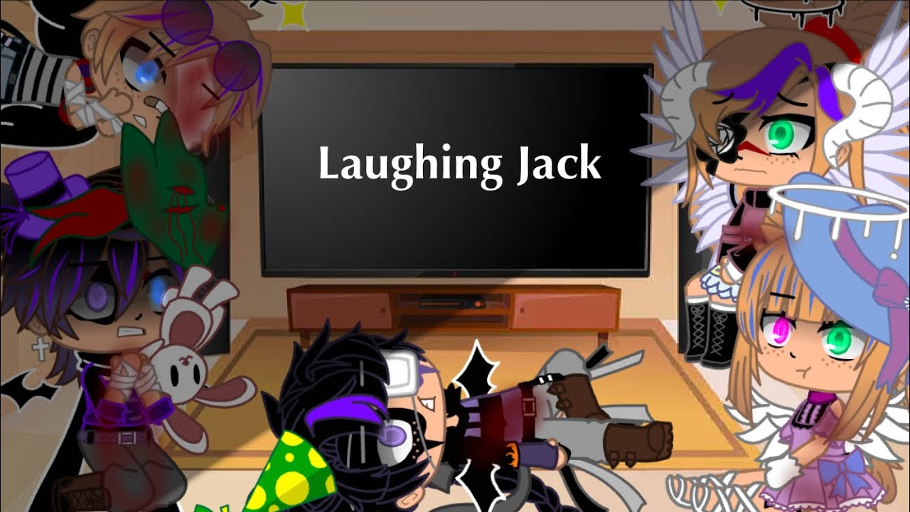 The Afton Family reacts to Creepypasta//Laughing Jack memes//Part 1//⚠️Violence in some memes⚠️