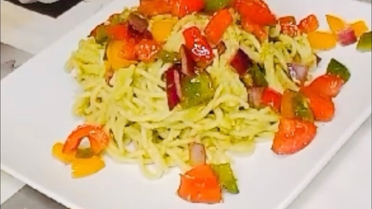 HOW TO MAKE AVOCADO  SPAGHETTI IN 10 MINUTES! QUICK AND EASY.#avocado #spaghetti