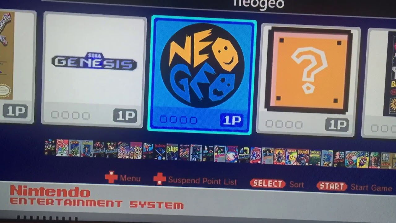 Help with hacked  mini NES and mini snes classic getting Neo geo games to work. Hakchi2 hack