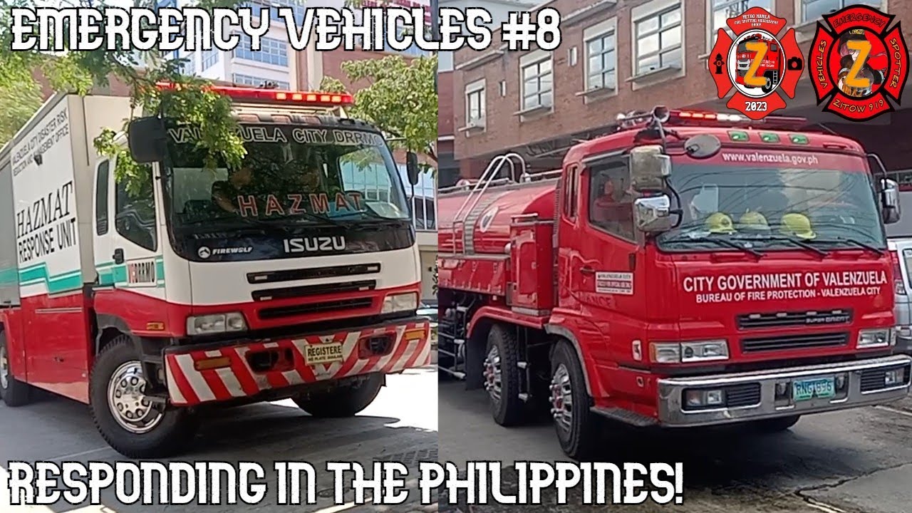 EMERGENCY VEHICLES RESPONDING IN THE PHILIPPINES #8 | zitow919