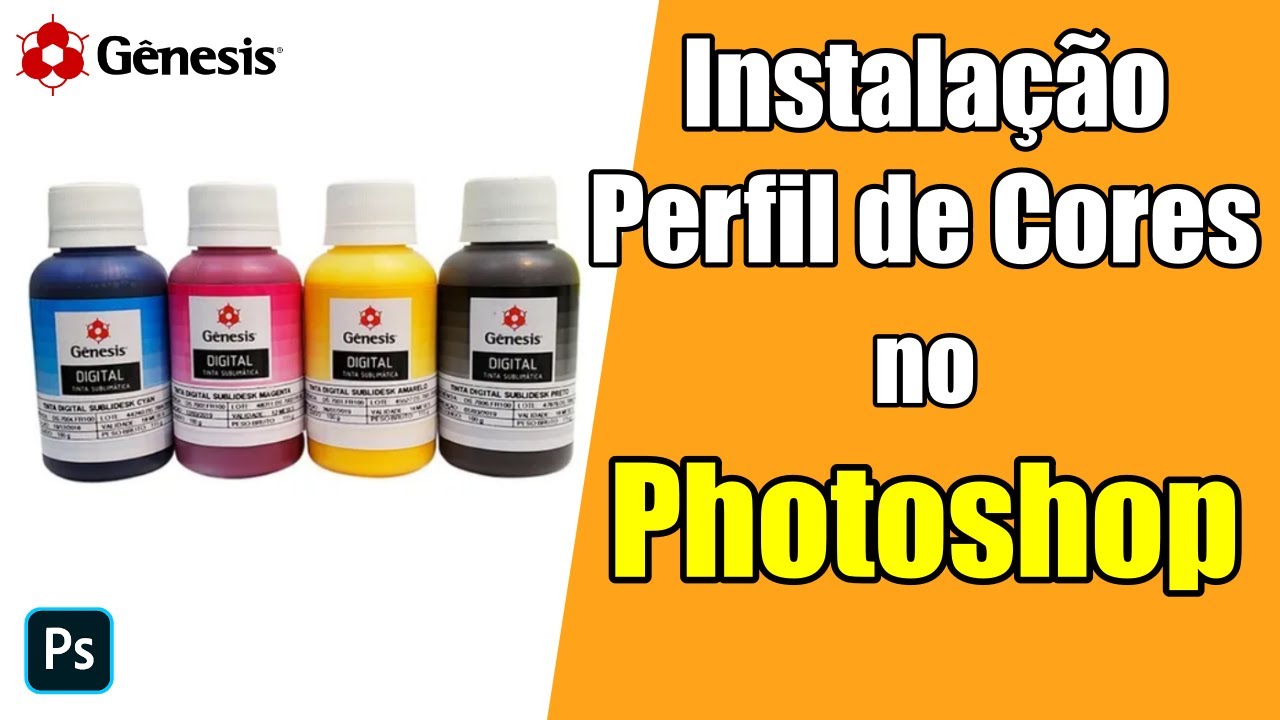 Como instalar perfil de cores Gênesis no Photoshop - Passo a Passo