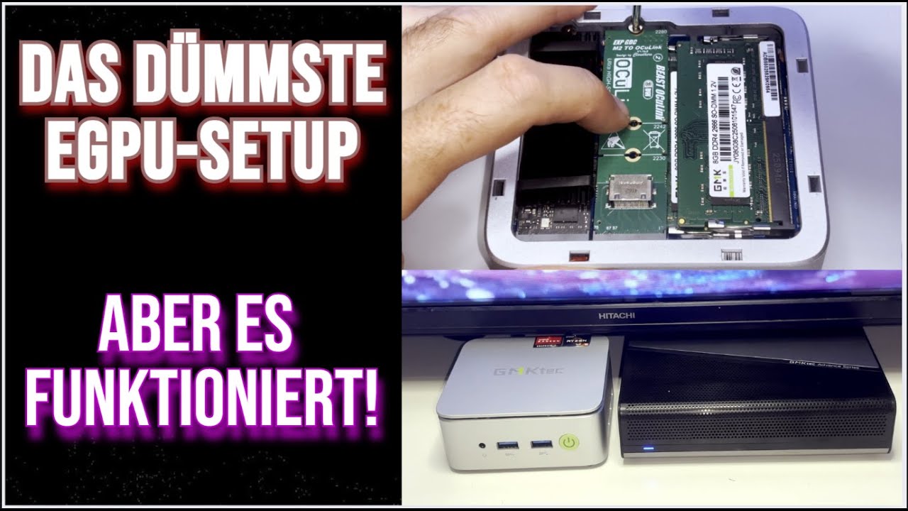 Das dümmste eGPU-Setup – GMKtec G10