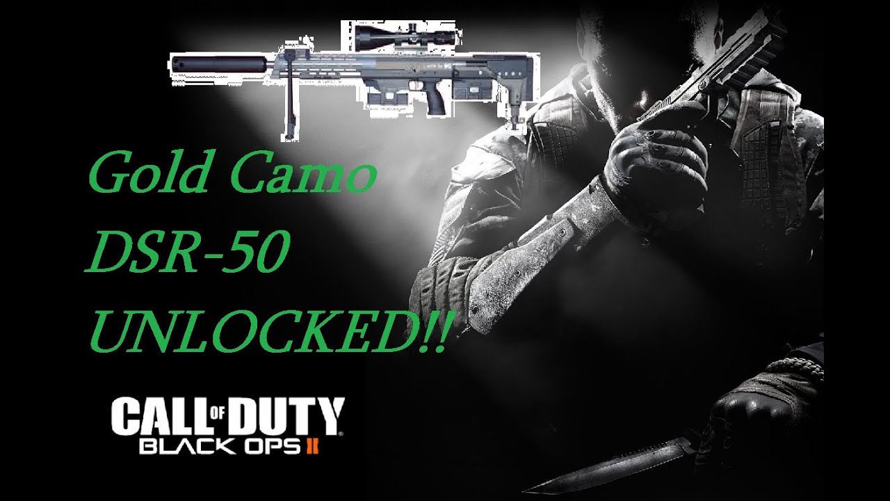 Dsr-50 Gold Camo UNLOCKED!