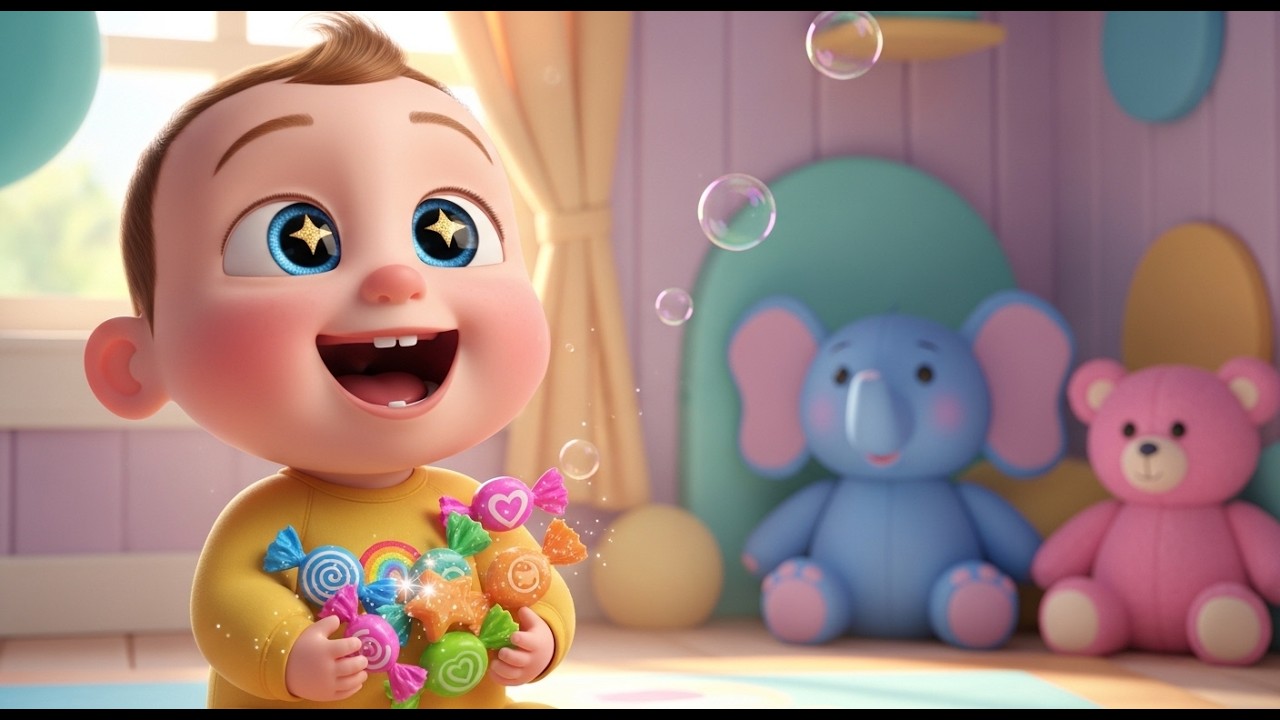 Sweet Baby Candy Song 👶🍭🎶 | Fun Sing-Along Rhyme for Toddlers & Kids – Happy Learning Time