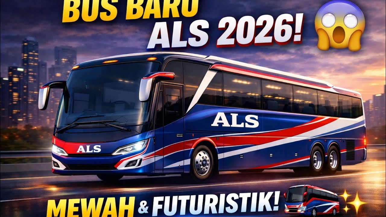 BUS BARU ALS 2026! 😱DESAIN MODERN, MEWAH & FUTURISTIK! 🚍🔥