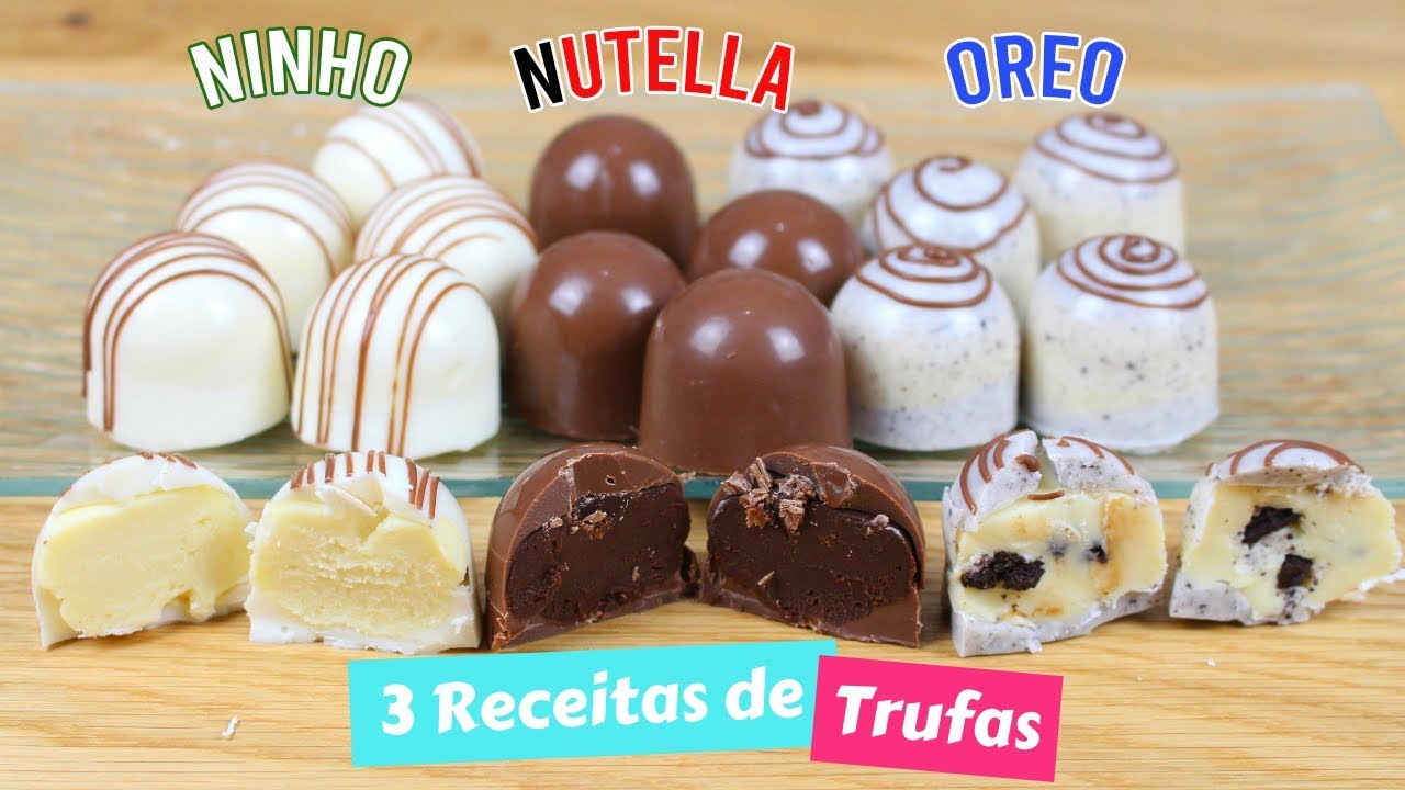 TRUFAS | 3 RECEITAS DE TRUFAS PARA VENDER | CAKEPEDIA