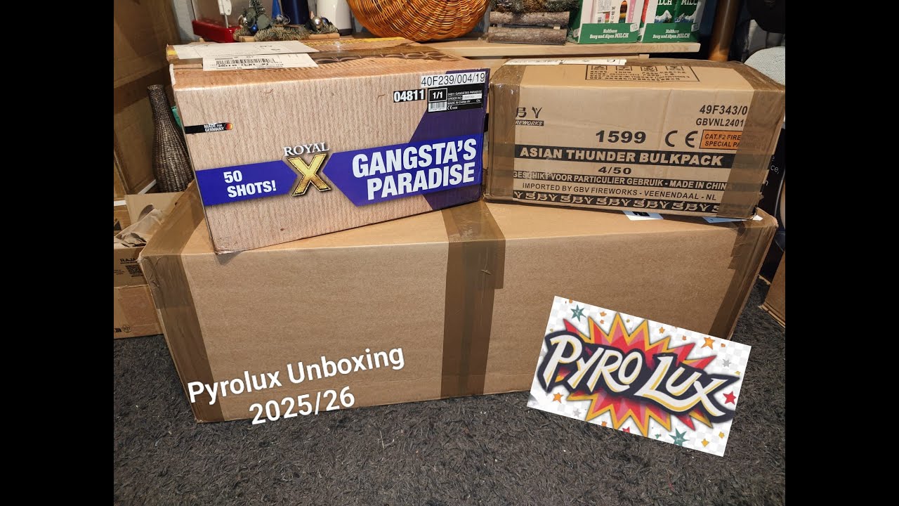 400€ Pyrolux Feuerwerks Unboxing 2025/26