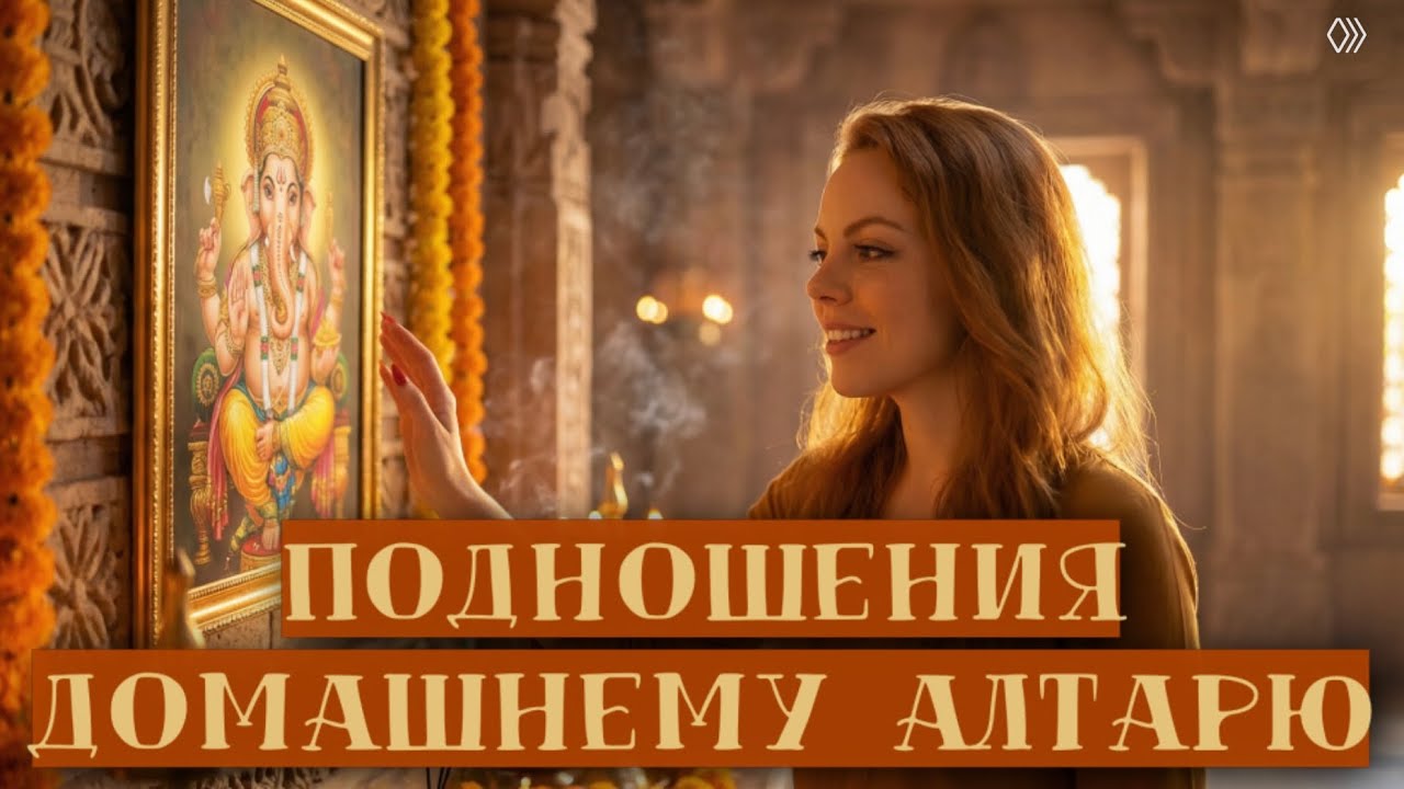 КАК ОЖИВИТЬ КАРТИНУ ? СЛУЖЕНИЕ ДОМАШНЕМУ АЛТАРЮ ГАНЕШИ И ДРУГИМ БОЖЕСТВАМ