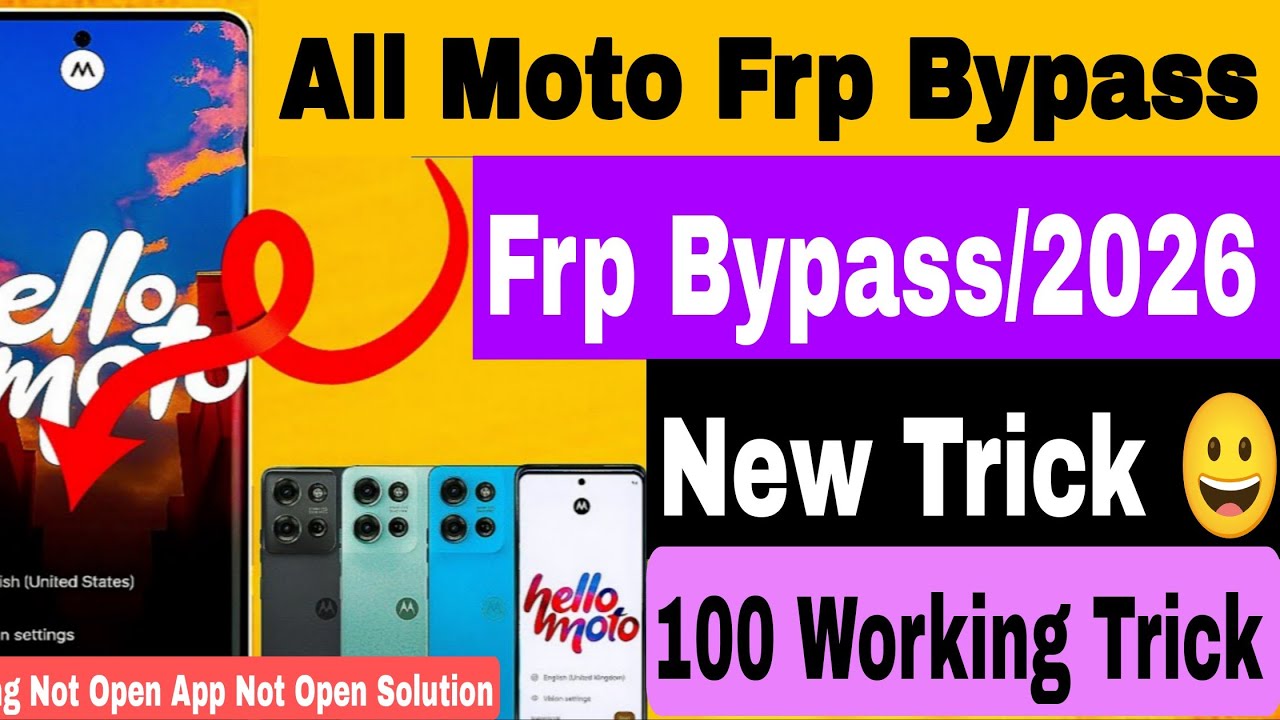 All Moto Frp Bypass 2026 | 🔥 Motorola Frp Bypass 2026 Android 15 | 