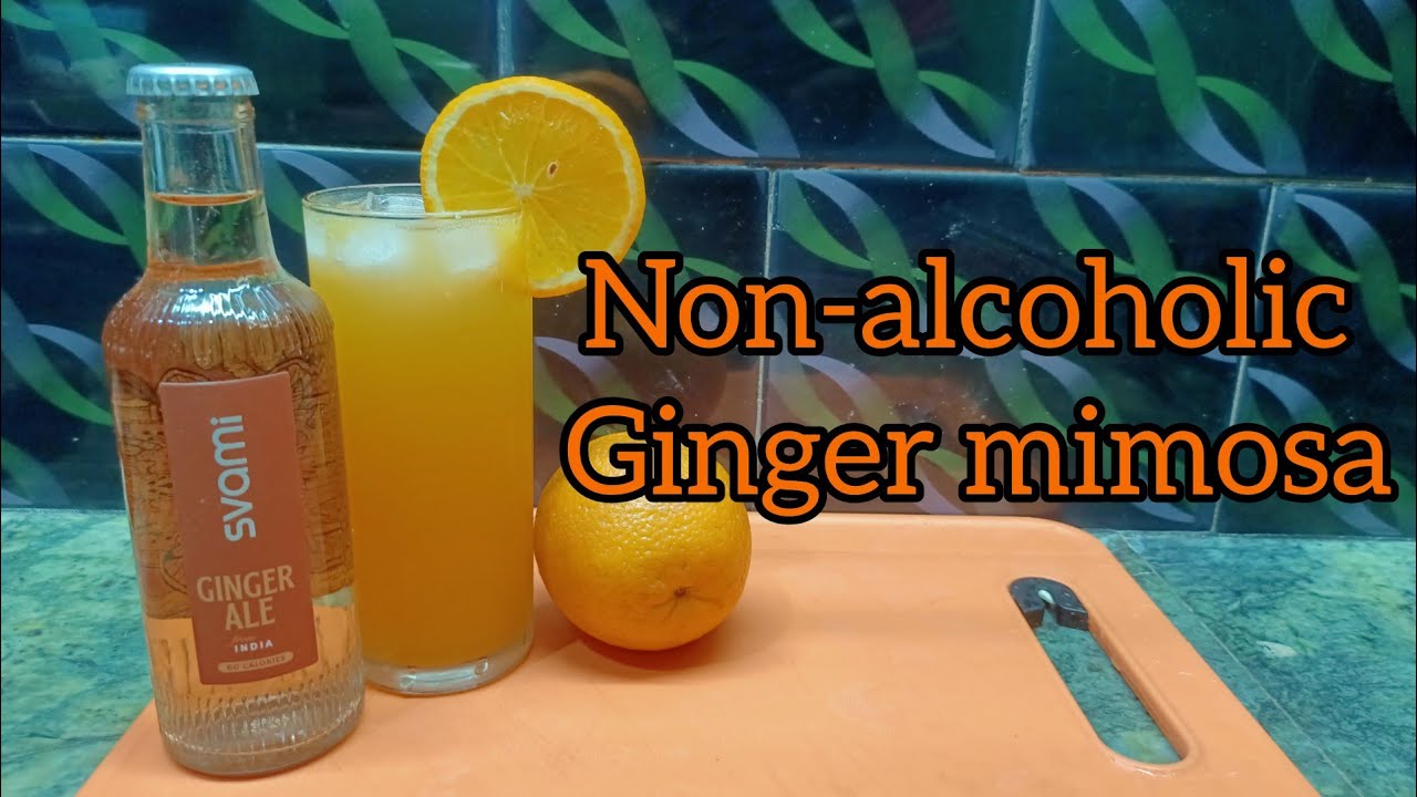 non-alcoholic ginger mimosa