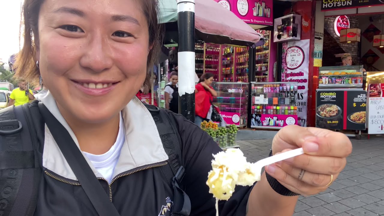 🇨🇴  메데진 우범지역 돌아다니며 길거리음식 먹기 #세계여행 24/medellin streetfood mukbang
