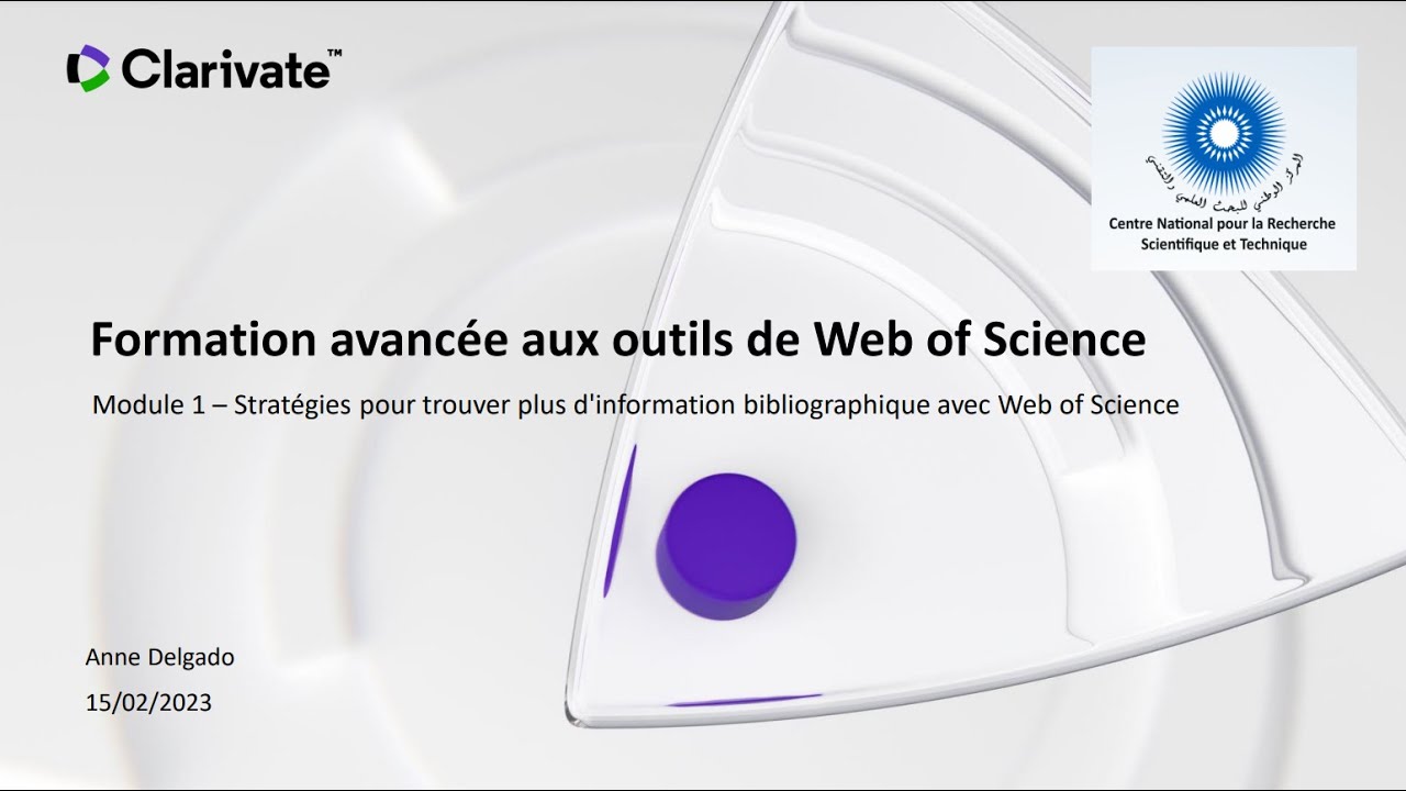 Stratégies pour trouver plus d'information avec Web of Science