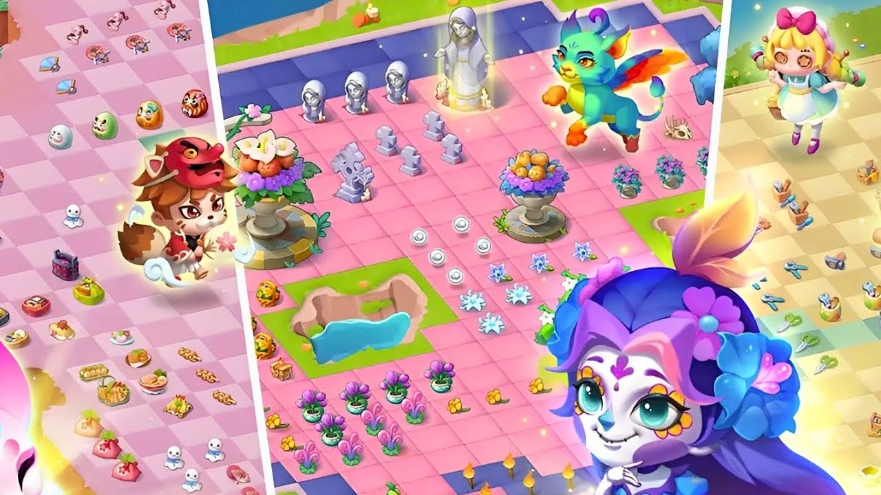 Merge Tales - Merge 3 Puzzles Level 6-7 || Merge Game - Merge Games - Puzzle Game - Puzzle Games