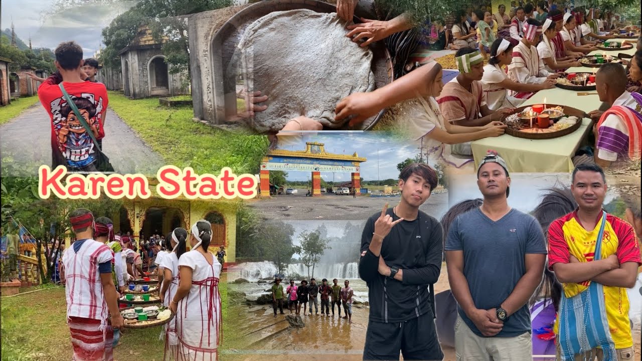 Return to Karen State to participate in the traditional wrist-tying ceremony.🛣️⛰️🏞️🥰
