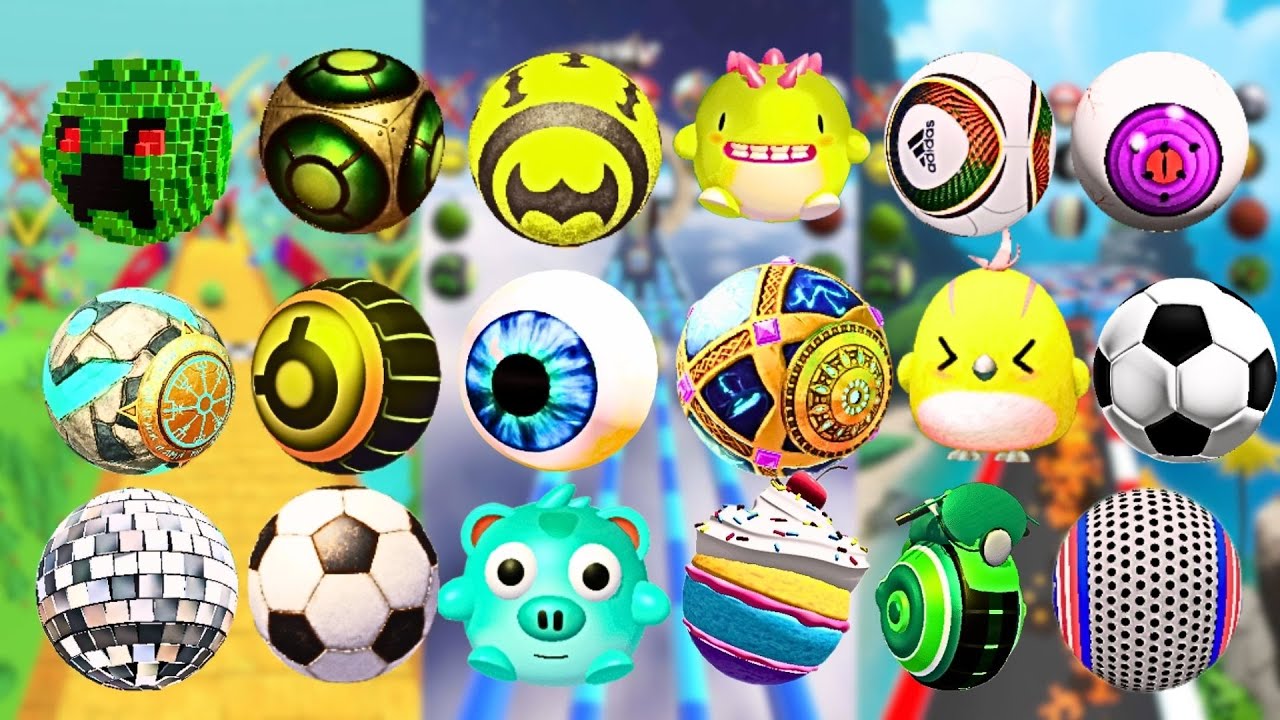 Going Balls VS Rollance VS Rolling Ball Sky Escape VS Action Balls VS Sky Rolling Ball 3D Part - 277