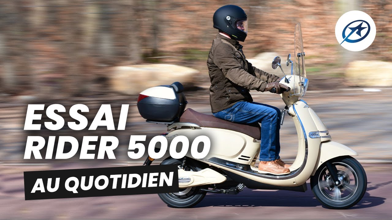 Essai scooter électrique Rider 5000