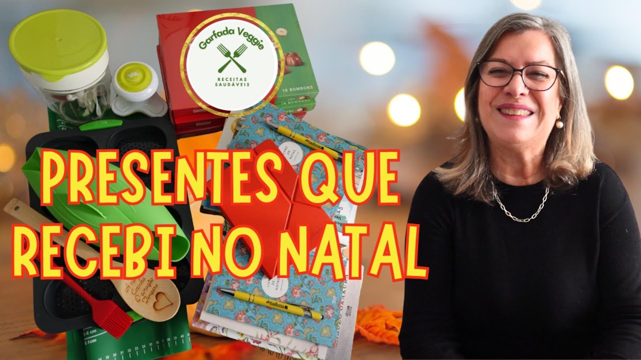 Presentes Que Recebi no Natal | Especial Cozinha Garfada Veggie