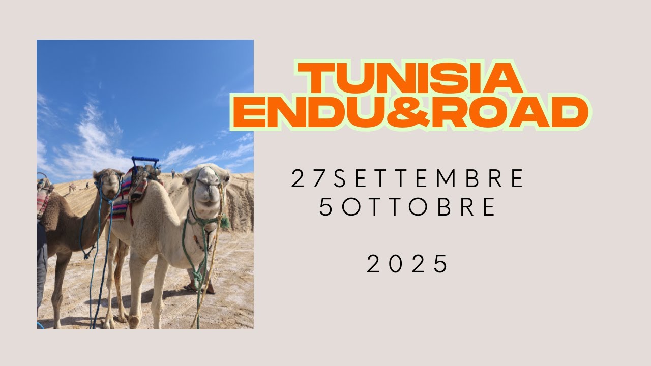 Tunisia in Moto: Avventura tra Deserto, Oasi e Mare.
