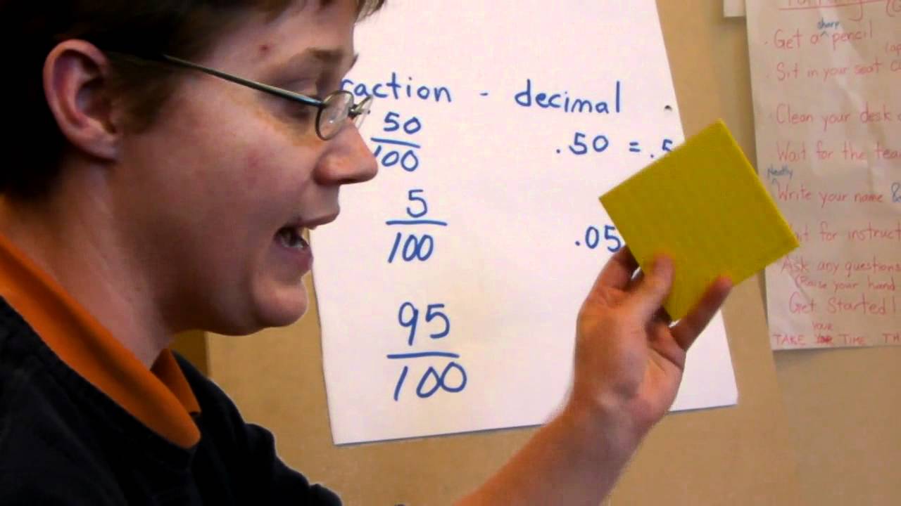 Math Lesson - Decimals Part IV - January 30, 2012