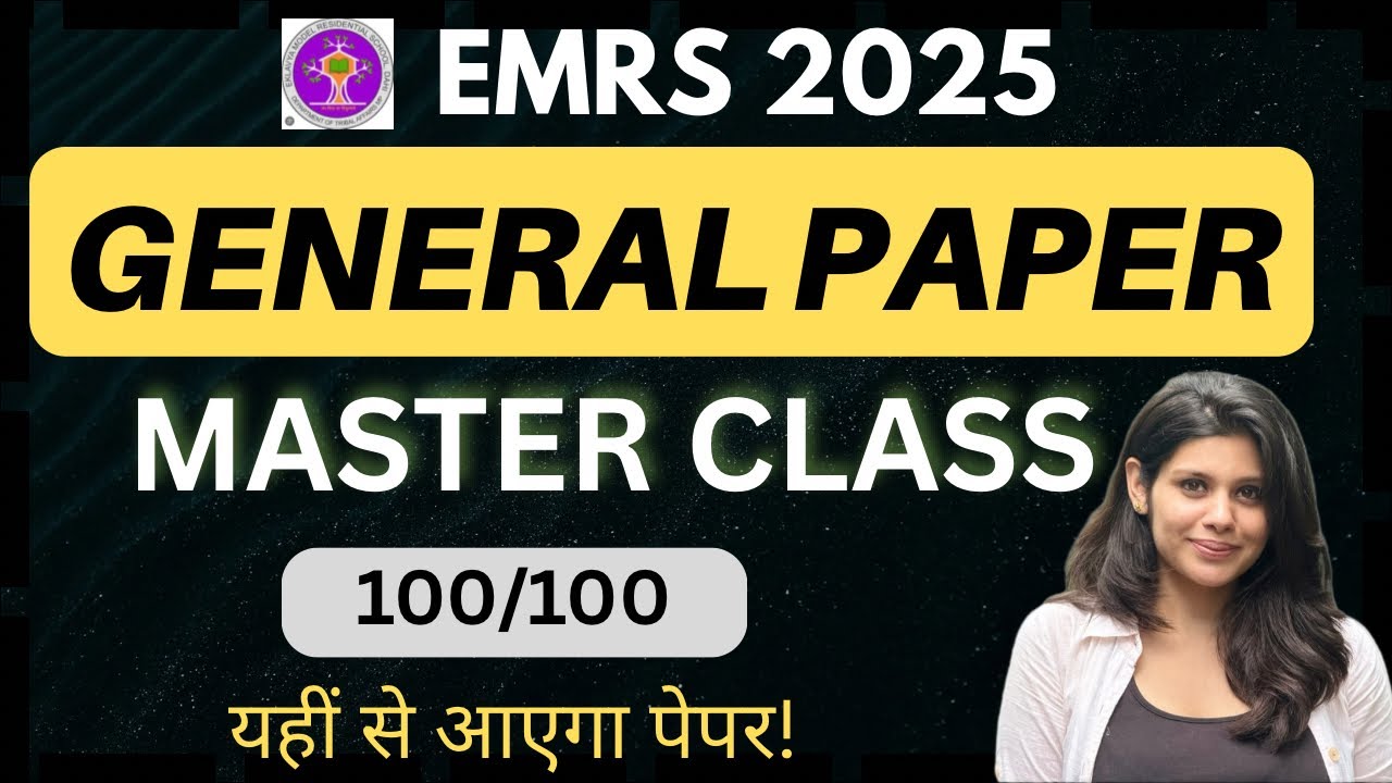 EMRS 2025 |General paper | EMRS TGT PGT JSA | EMRS General paper | Emrs english marathon😇😃