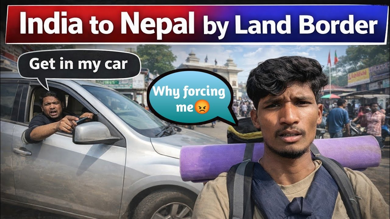 Crossing india 🇮🇳 Nepal 🇳🇵 Friendship Border | I was scammed 😭 #indianepalbordercrossing 