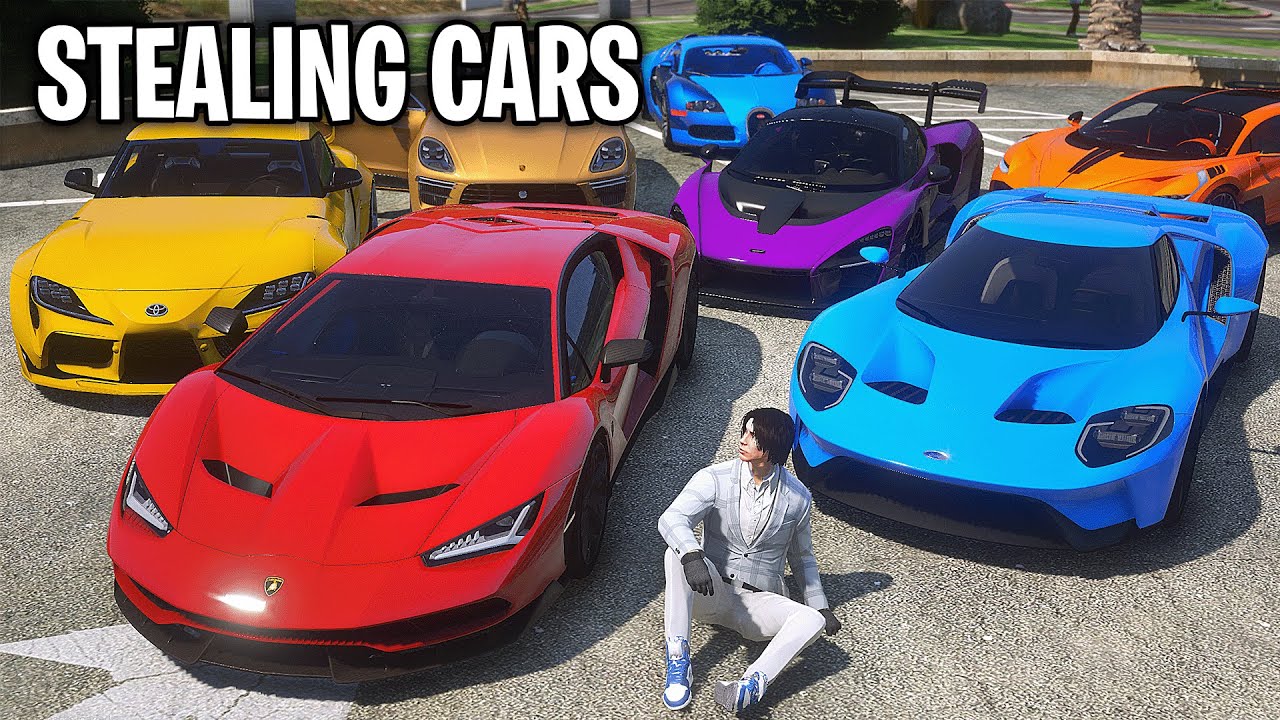 I Spent 50 Hours Stealing Cars in GTA 5 RP